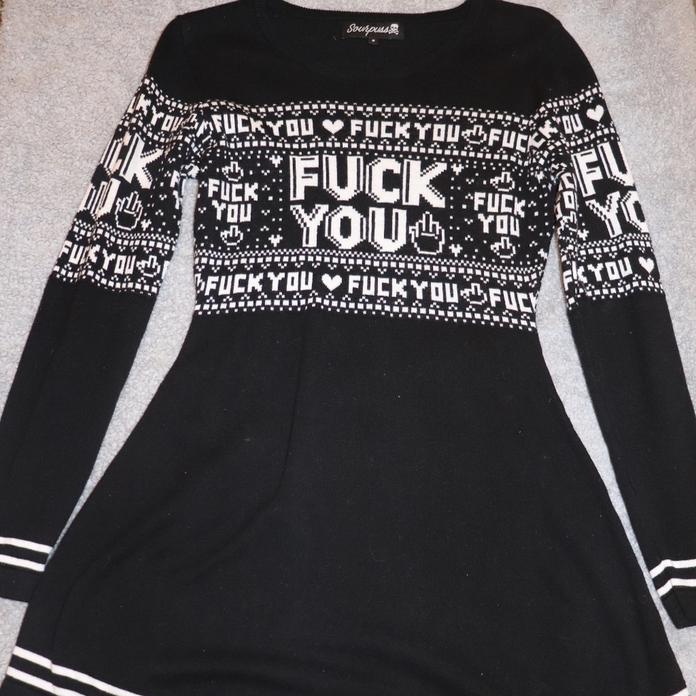 F*ck You Sweater Dress